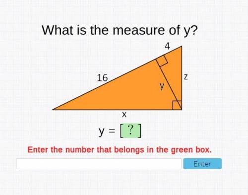 What is the measure of y? [geometry]