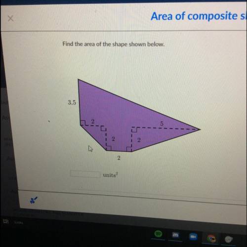 Area of composite shapes!! HELPP