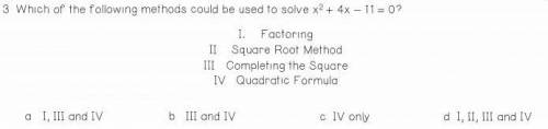 Which algebraic formula could be used to solve this equation...