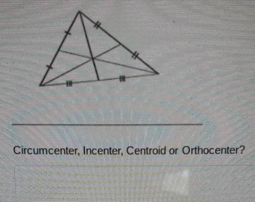 Circumcenter, Incenter, Centroid or Orthocenter?​