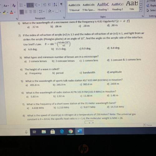 I need help with these questions please help 
25 points