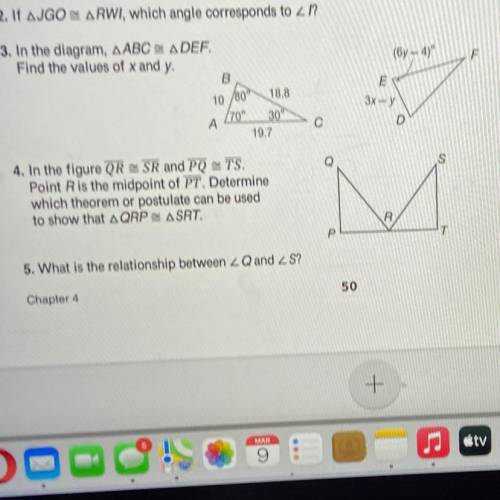 Can someone help me with numbers 4 and 5 please