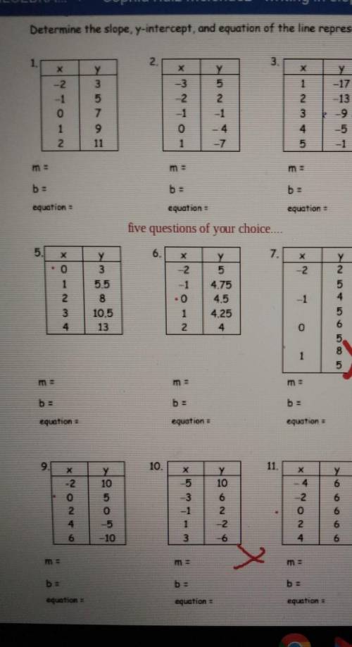 Plz help do 1,2,5,6, and 9​