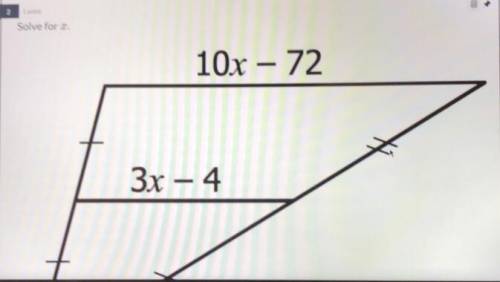 Solve for x. pls answer this