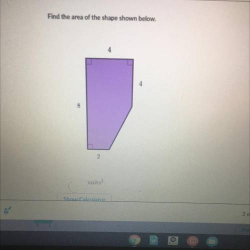 What is the area to my question