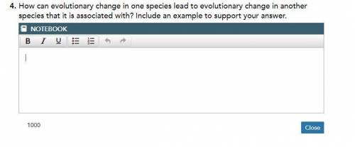 How can evolutionary change in one species lead to evolutionary change in another species that it i
