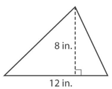 Please help, I will give you brianliest!
Identify the height of each triangle.