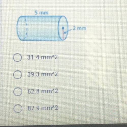 What is the surface area of cylinder