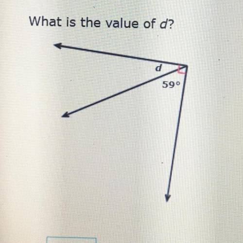 What is the value of d?