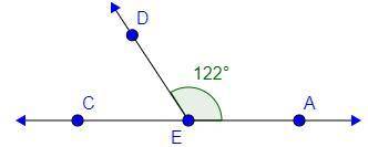 Find the measure of angle ∠CED in the figure below. Enter only the number.