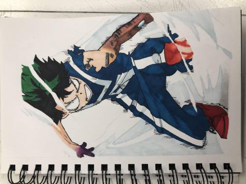 Are there any My Hero Academia fans here? I just wanted to get an opinion(s) on my drawings..