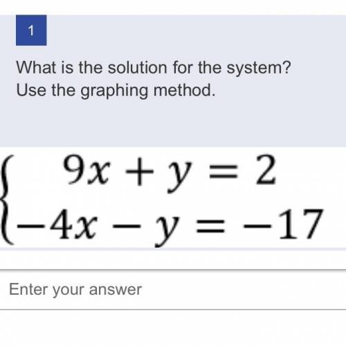 What is the solution for this system use the graphics method ? Help me plz