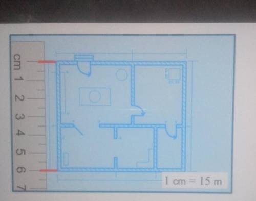 A wall measures in 6 centimeters on the blueprint. if WE represents the width of the actual wall in