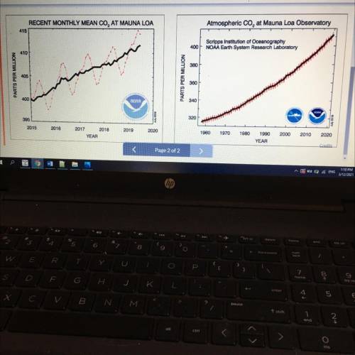 Someone please help me !!!

What is the percentage increase in carbon dioxide from 2015 to 2019, a