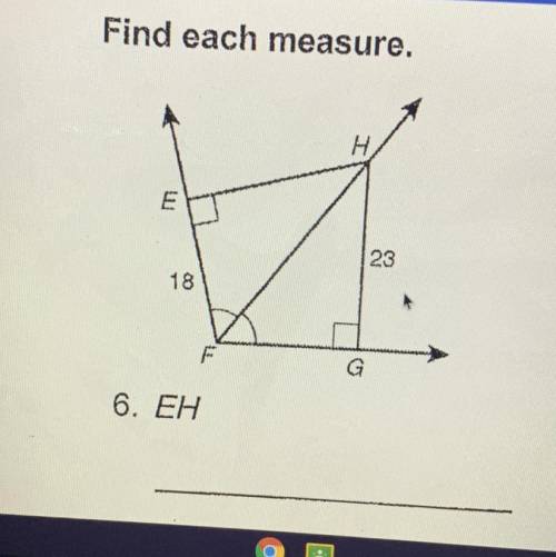 Find each measure (EH)