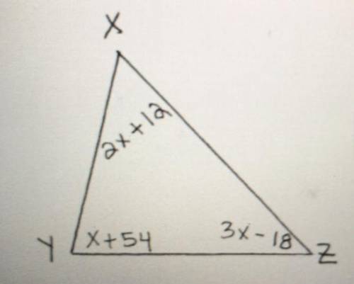 Solve to find the value of x.