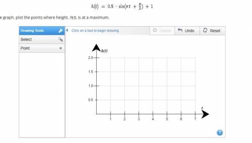 Use the drawing tool to form the correct answers on the provided graph.

A student observes that t