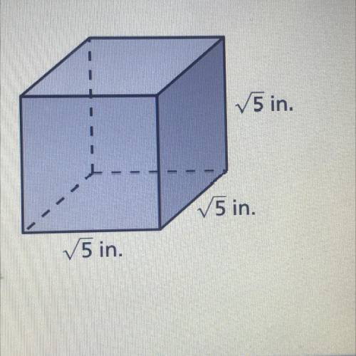 A. What is the volume of the cube?

b. The cube is enlarged. The side length
of the enlarged cube