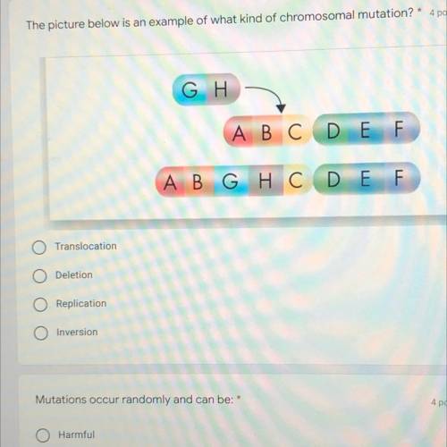 PLEASE HELP WITH THIS BIOLOGY QUESTION!