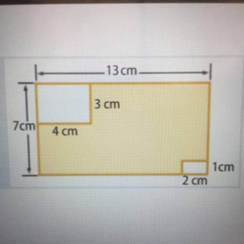 Find the area of this figure