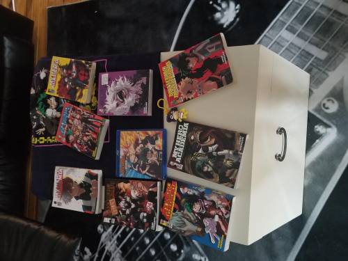Look at my My Hero Academia collection. :D
