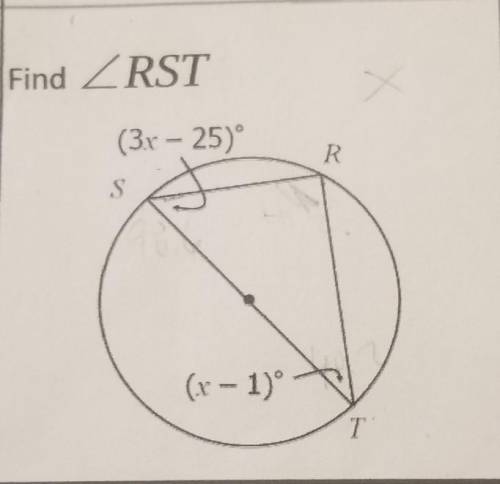 Find angle RSTPlease help​