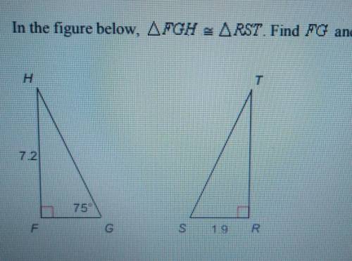 I need help with this, can you find FG and m<S ​