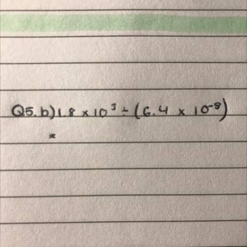 hii, just wondering how to solve this? it’s simple scientific notation but my brain just isn’t func