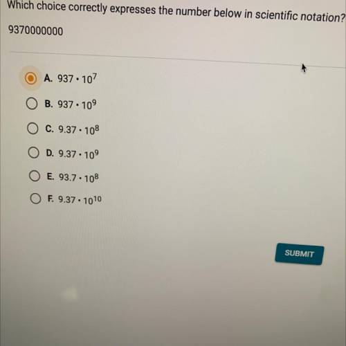 Is my choice answer wrong ?