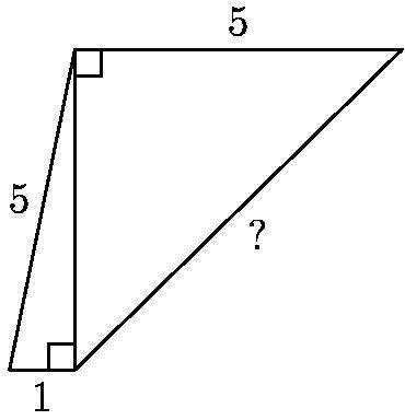 Determine the value of ? in the figure below.