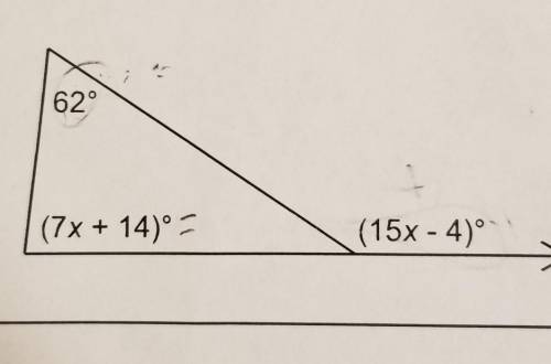 Exterior angle theorem ​