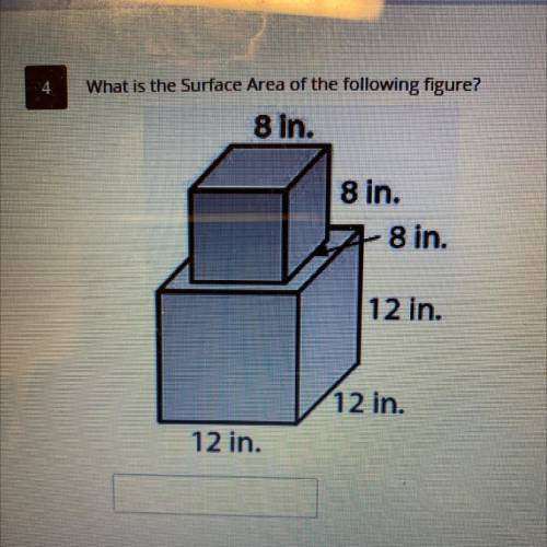 What is the Surface Area of the following figure?
