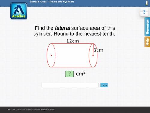 What is the lateral surface area
Help please