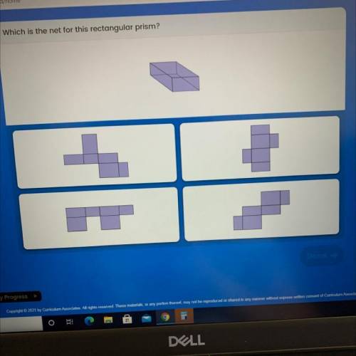 Which is the net for this rectangular prism?