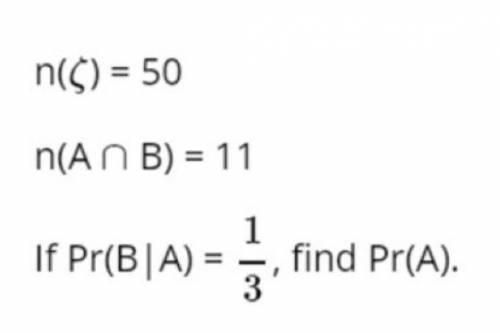 Find the Probability of A (photo attached)