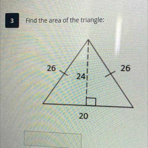 How to Find the area of the triangle