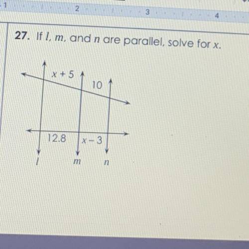 I have no clue how to solve for x
