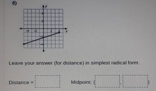 What is the distance and Midpoint ​