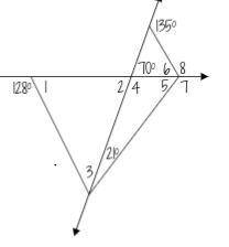 Find the measure of each missing angles