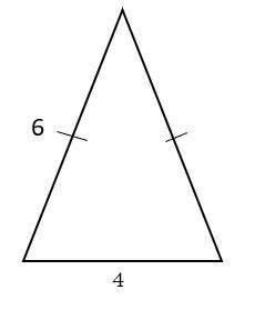 Find the area of the triangle below, rounding to the nearest tenth if needed.
