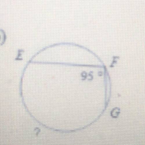 find the measure of the arc or angle indicated. please help and i need work shown... brainliest ans