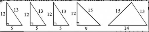 A rectangle is cut into five shapes as shown. The lengths of the segments are indicated. The diagra