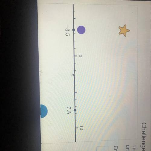 The bumper is at 7.5 units and the ball is at -3.5

units.
Enter a number to move the bumper and h