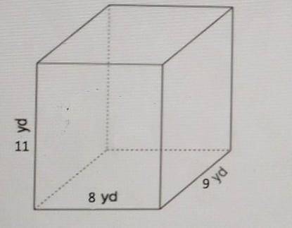 Determine the surface area and the volume of the figure​