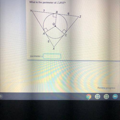 What is the perimeter of Triangle XYZ?