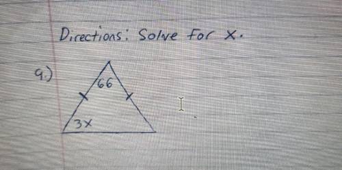 Please help, solve for X