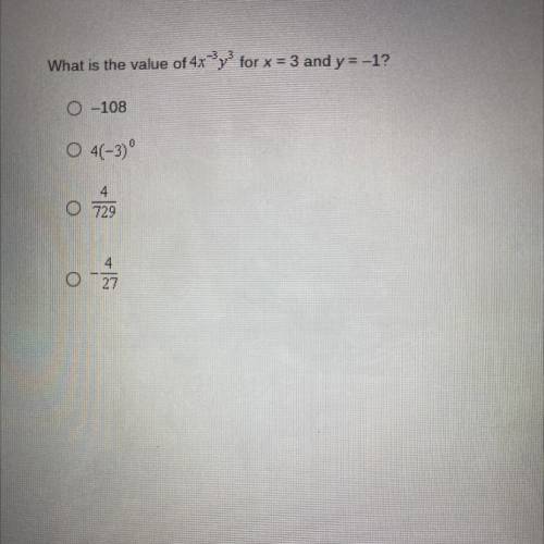 Alg 1 picture quick answer would be nice