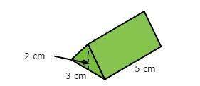 WILL MARK BRAINLIST JUST HELP ME

What is the volume of the triangular prism? 
A) 15 cm3 
B) 18 cm