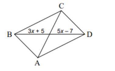 Answer this and get tons of points
What is the value of BD in the diagram below?