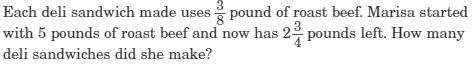 How many deli sandwiches did she make?
Please help me.